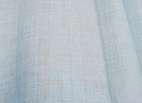 light blue raffia wallpaper