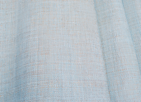 light blue raffia wallpaper